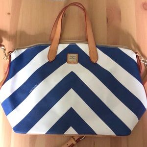 Dooney & Bourke large chevron satchel